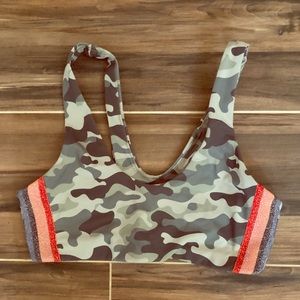 Spiritual Gangster camo sparkle rainbow stripe, M